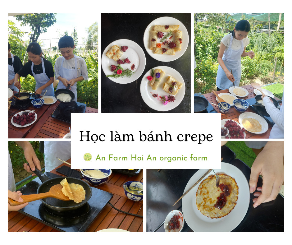 Học làm bánh crepe