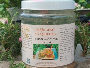 Rượu gừng xạ hương - Ginger & thyme tincture