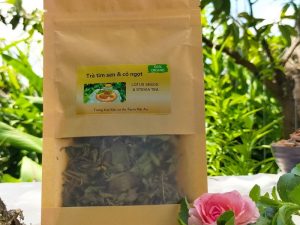 Trà tim sen & cỏ ngọt - Lotus embryo & stevia tea